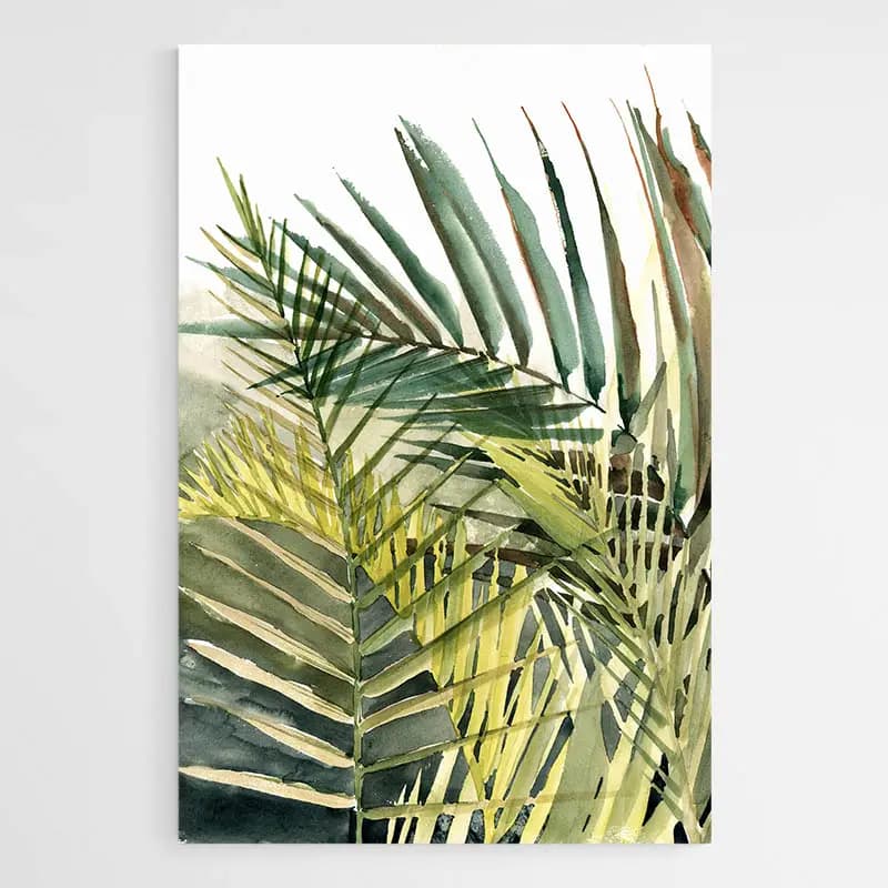 Tableau Plantes Tropicales Tableau monté sur châssis 60x90