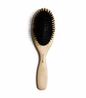 Brosse à Cheveux Poils de Sanglier Ovale - Bois de Hêtre