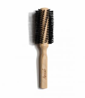 Brosse à Cheveux Ronde - Bois de Hêtre et Poils de Sanglier