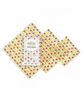 Bee Wraps Tulipes - Lot de 3