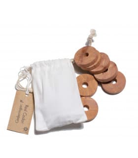 Anneaux Anti-Mites en Bois de Cèdre