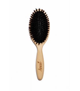 Brosse à Cheveux Poils de Sanglier sur Coussin - Bois de Hêtre