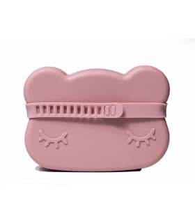Boîte à Goûter Ours - Vieux Rose