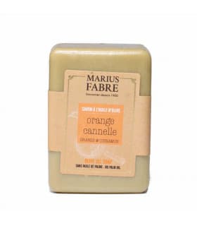 Savonnette l'Huile d'Olive, Parfumée à l'Orange et Cannelle