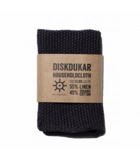 Chiffon en Lin et Coton Bio - Graphite