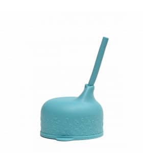 Bec Anti-Fuite avec une Paille en Silicone - Blue Dusk