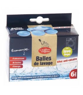 6 Balles de Lavage Anti-Calcaire