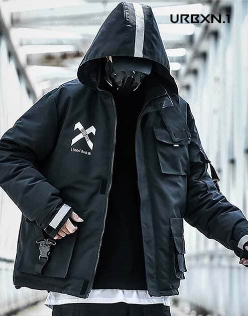 Techwear Coat - L