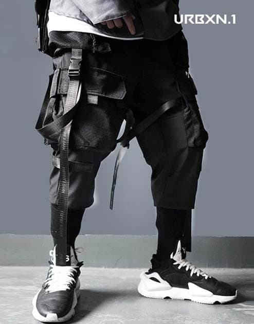 Techwear Pants with Straps - XXL