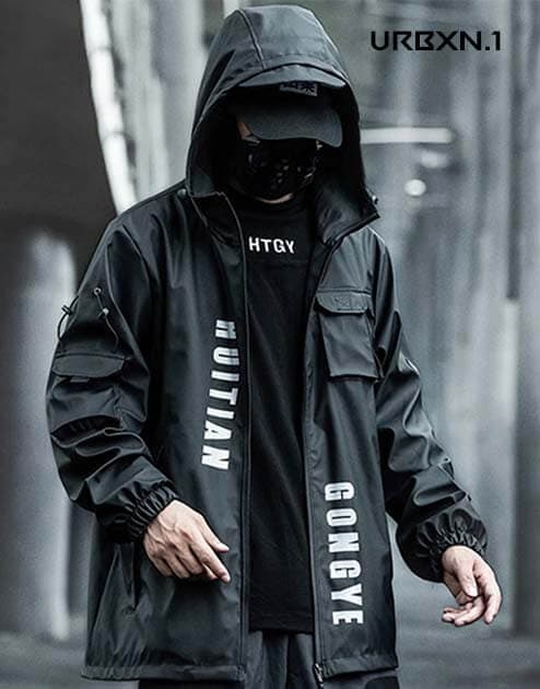 Techwear Rain Jacket - L