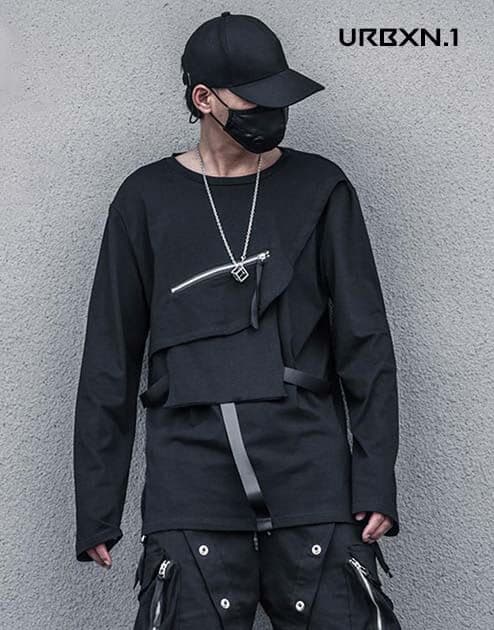 Techwear Sweatshirt - L