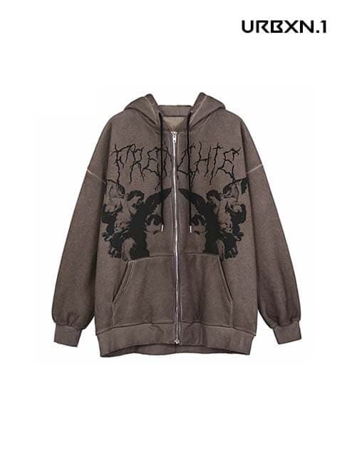 Grunge Jacket - Braun - 3XL