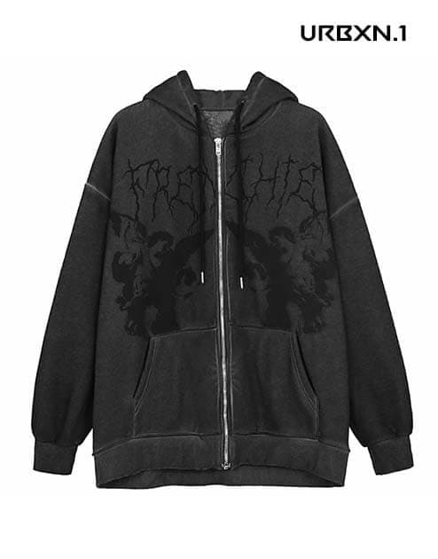 Grunge Jacket - Schwarz - 2XL