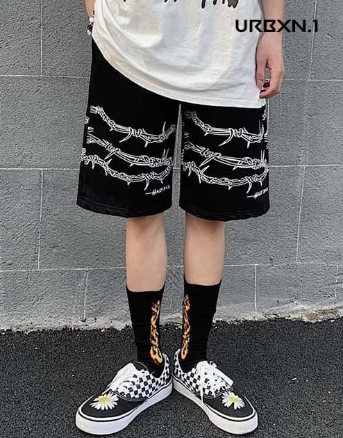 Barbed Wire Shorts - L