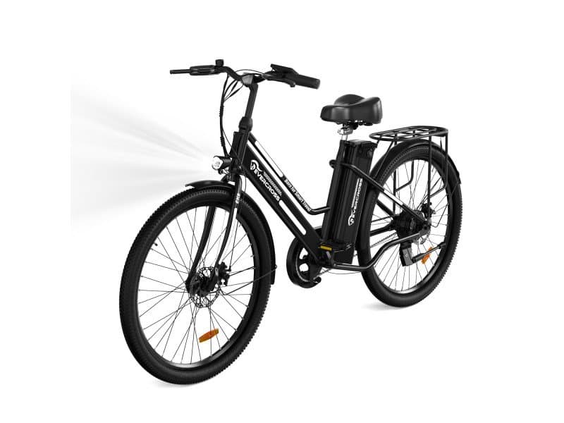 EVERCROSS EK8S – Bicicleta eléctrica de 26» con batería extraíble - M