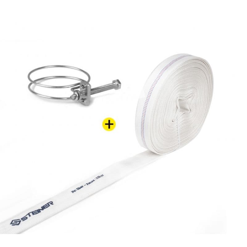 Tuyau de Refoulement Plat Ø25mm 25m Steiner