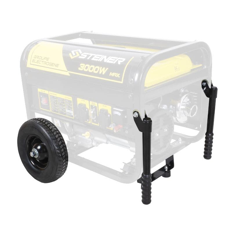 Kit Roues et Poignées de Transport pour Groupe Électrogène Essence 208cc 3000w Max Steiner