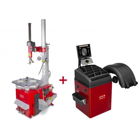 Pack Démonte-Pneu et Équilibreuse de Roues Bt200m+bb350 Mw Tools