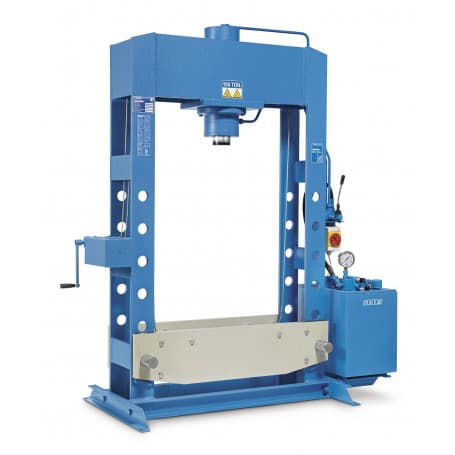 Presse Hydraulique D'atelier Motorisée Omcn 2 Vitesses 204/we 150t