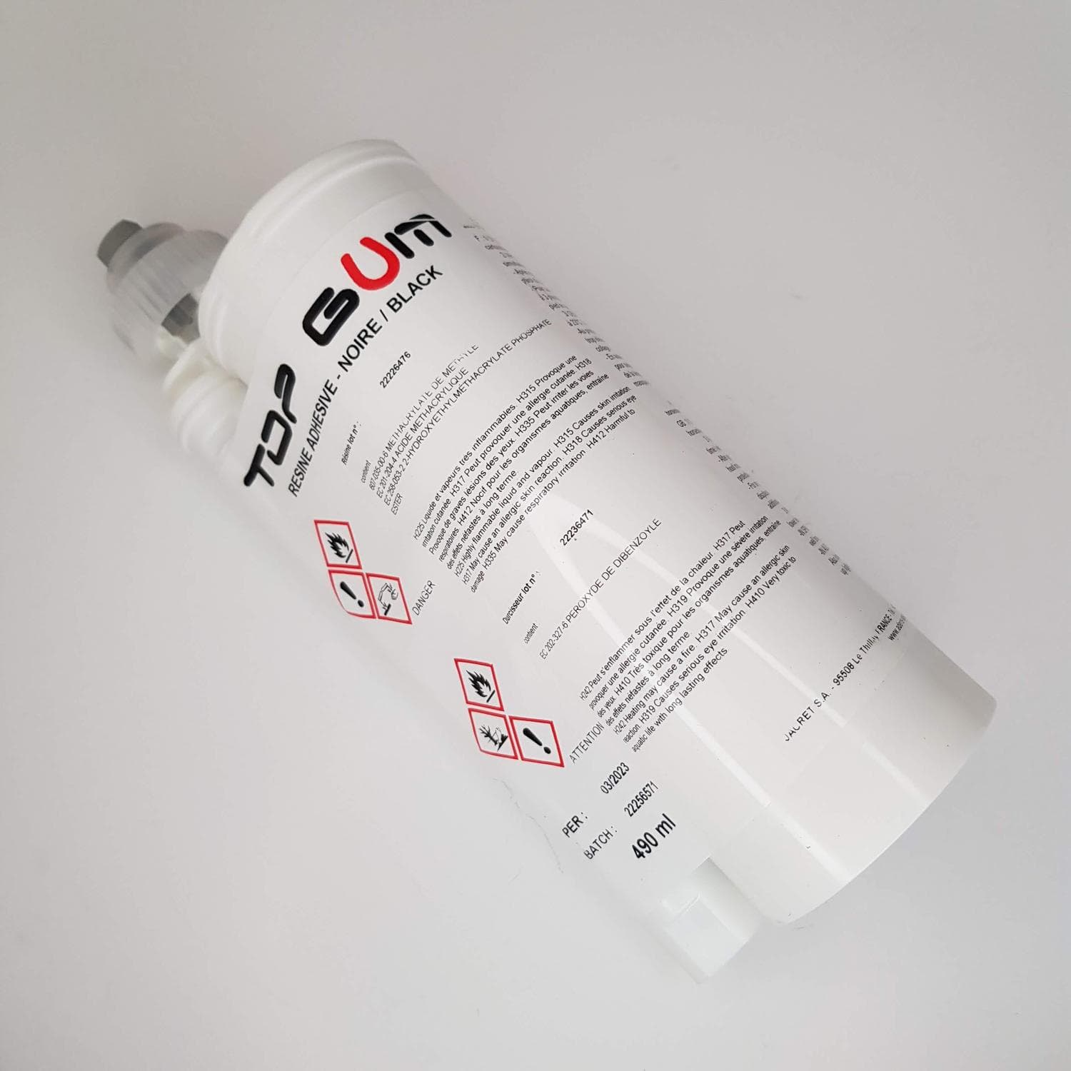 RESINE TOP GUM JUXTAPOSEE NOIRE