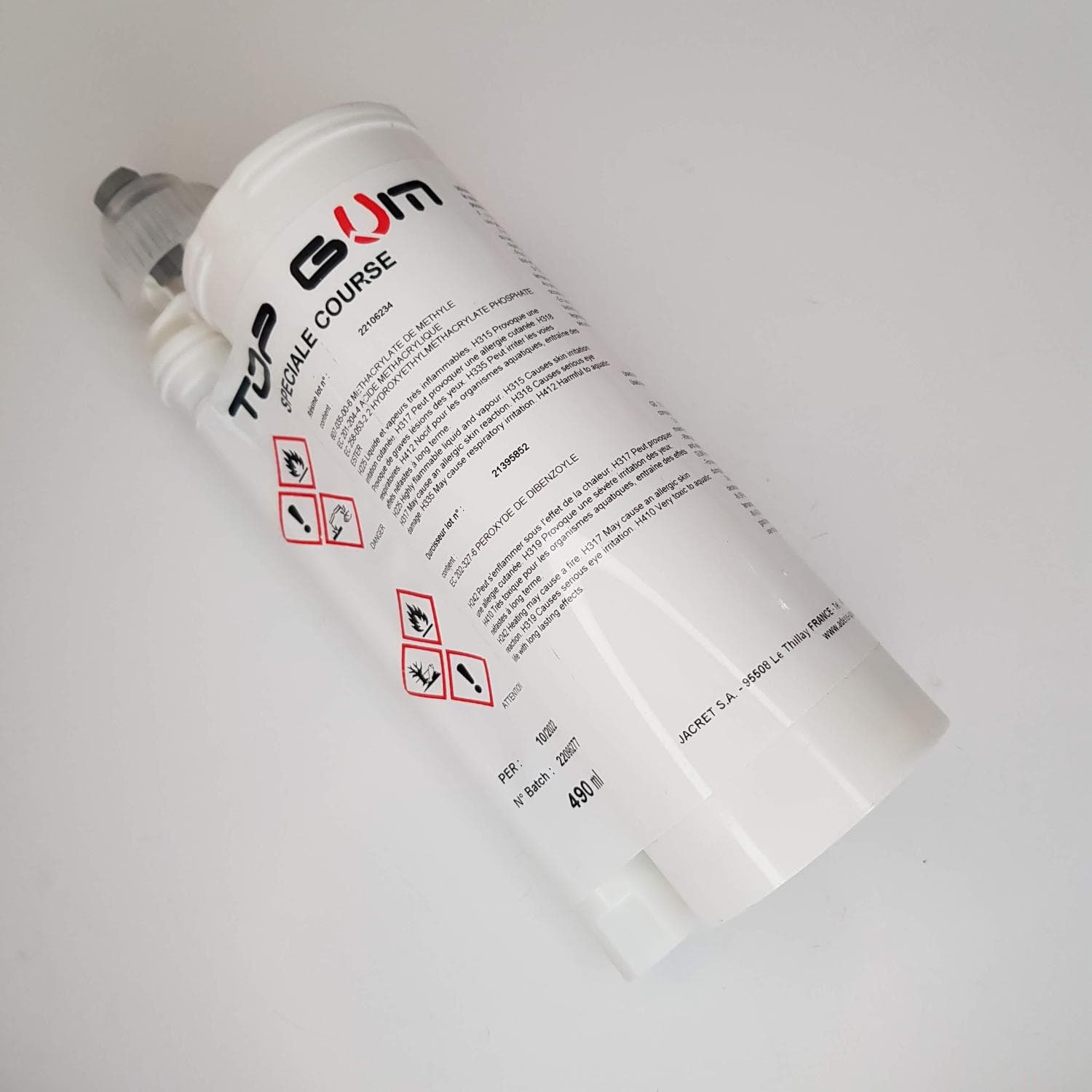 RESINE TOP GUM JUXTAPOSEE COURSE NOIRE