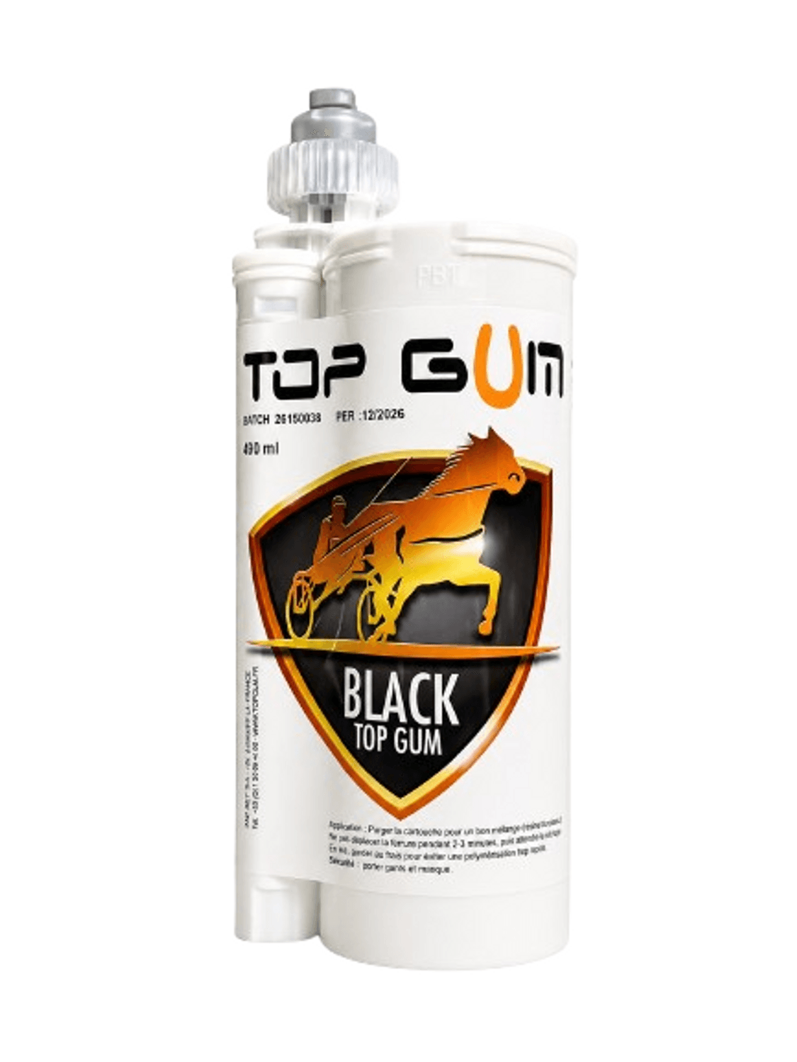 RESINE TOP GUM JUXTAPOSEE NOIRE