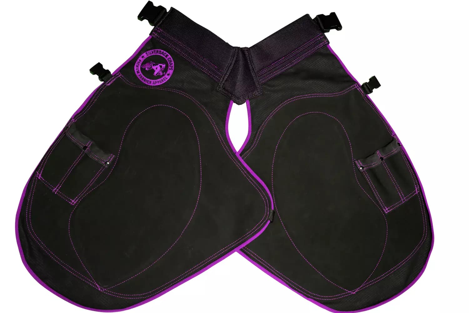 Tablier LITE PRO BLACK Silverback liseret Violet