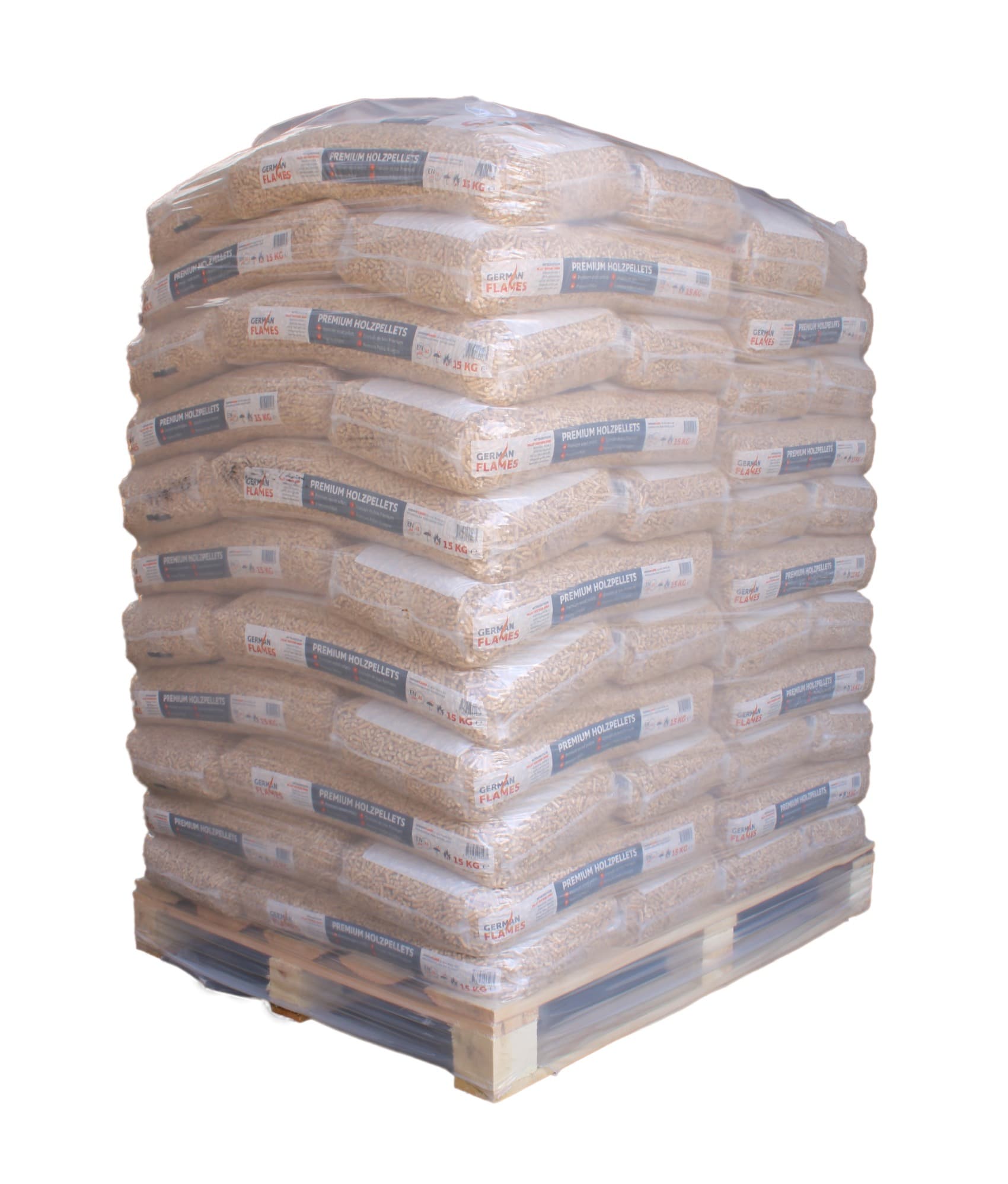 Holzpellets GERMAN FLAMES – 990kg (33Sack X 15 kg) 990 kg