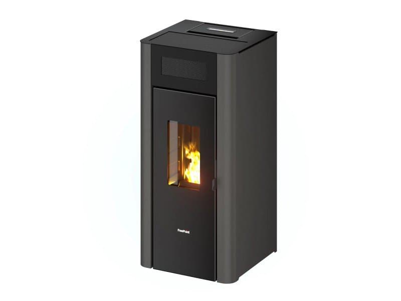 Freepoint Pelletofen Amaranto Stahl Anthrazit 8,5 kW mit Automatik