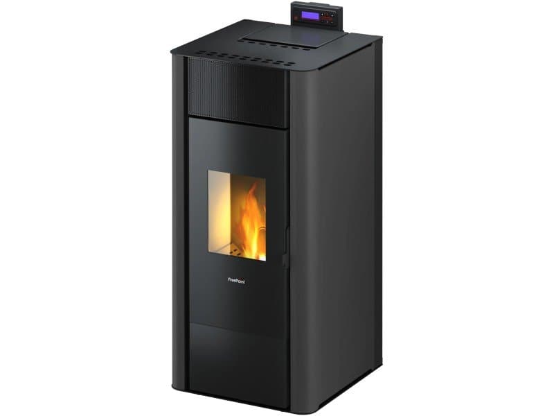 Freepoint Pelletofen Tesis Stahl Anthrazit 22,8 kW wasserführend