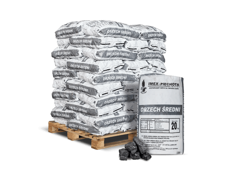 ANMAG Steinkohle 25–60 mm 20kg x 50 Sack 1000kg Palette
