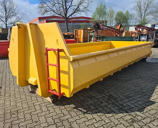 Roll-Off-Container mit gelben Doppelflügeltüren (13 m³)-Neu