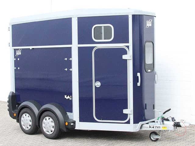 Ifor Williams Pferdeanhänger HB506|Sattelkammer|blau-Neu
