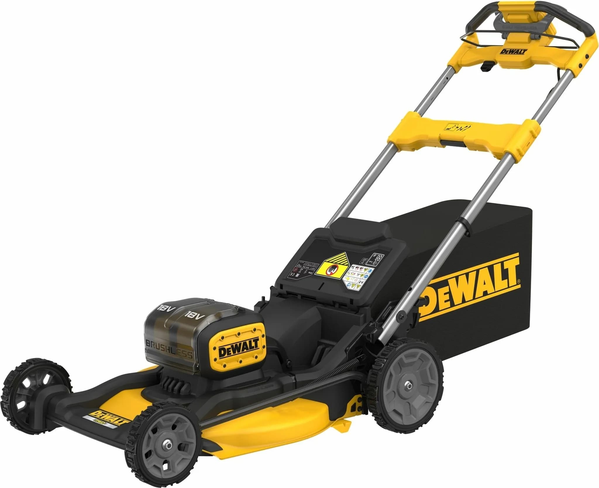 DeWalt DCMWSP156N-XJ 2x18 Volt Akku-Rasenmäher 53 cm, bl, mit hinterem Radantrieb, (ohne Akku & Netzteil)