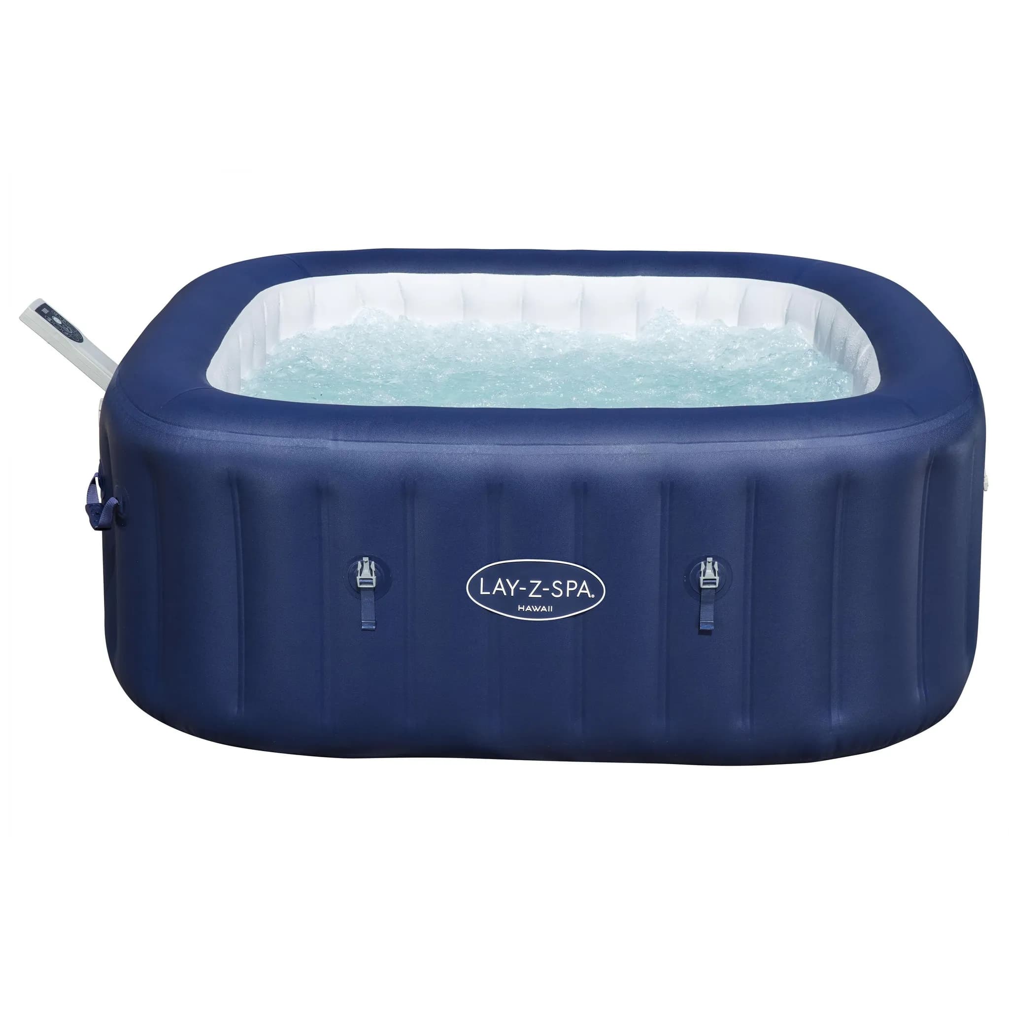 Bestway® LAY-Z-SPA® Energiespar-Whirlpool Hawaii AirJet™ mit App-Steuerung + integrierter UltraFit™ -Pumpeneinheit, für 6 Personen 180 x 180 x 71 cm,
