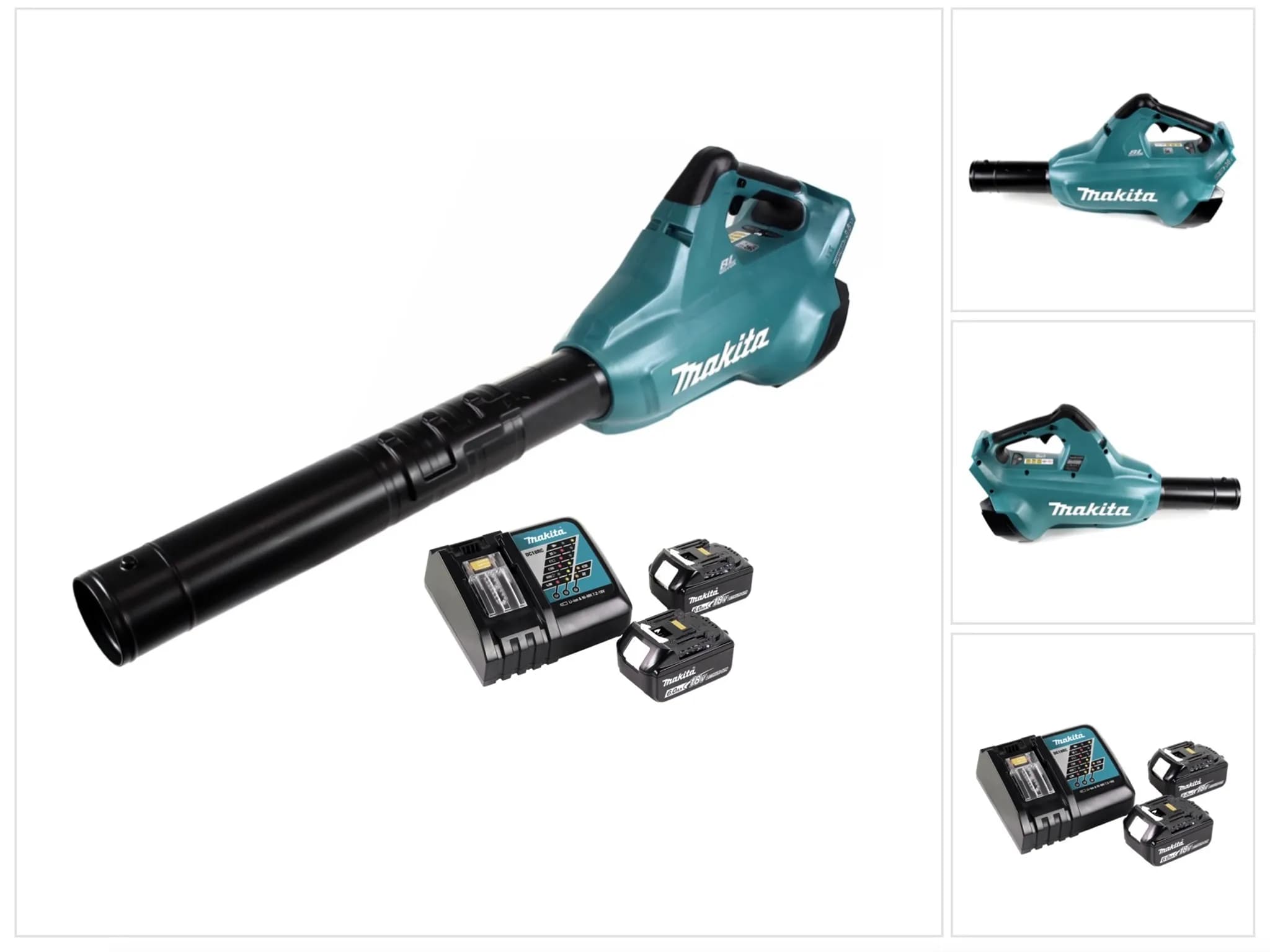 Makita DUB 362 RG Akku Laubbläser 2x18V + 2x Akku 6,0Ah + Ladegerät
