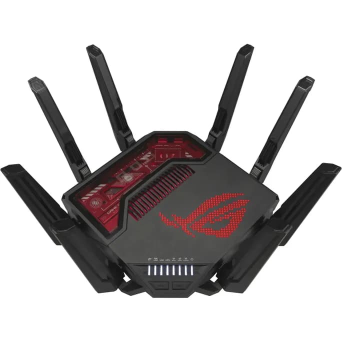 ASUS ROG Rapture GT-BE19000 Tri-band WiFi 7 Gaming Router 2x 10G Ports, Aura RGB, AiMesh