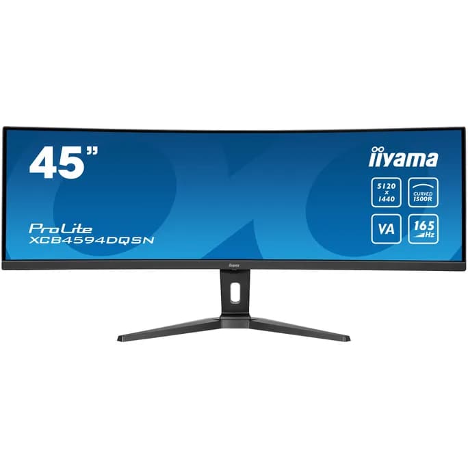 iiyama ProLite XCB4594DQSN-B1 44.5 Zoll DQHD Curved VA LED 32:9 165 Hz Office Monitor