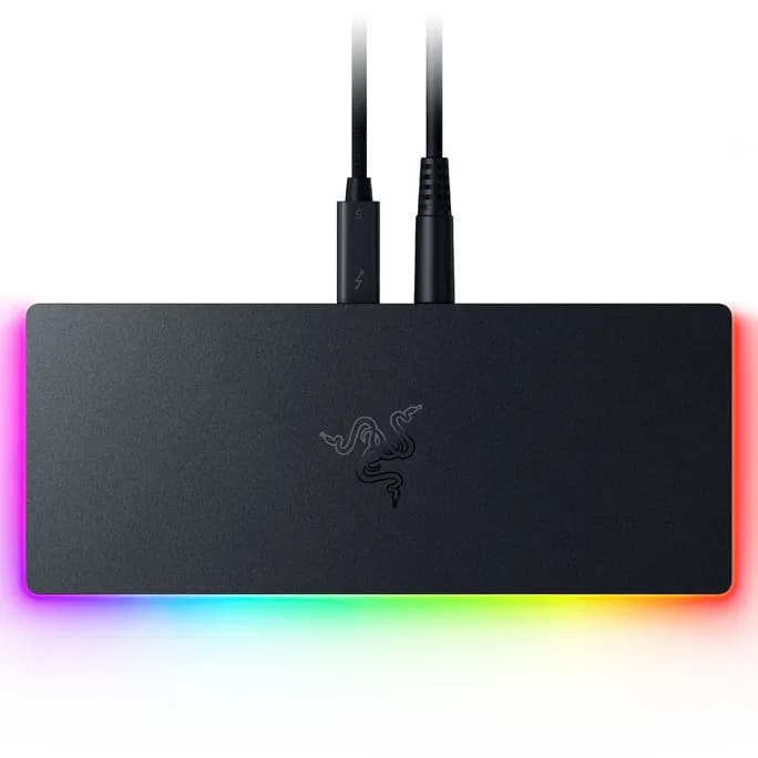 Razer Thunderbolt™ 5 Dock Chroma | 4K Tripple Display @144 Hz, M.2-Speicherslot, 140W PD, 250W Netzteil