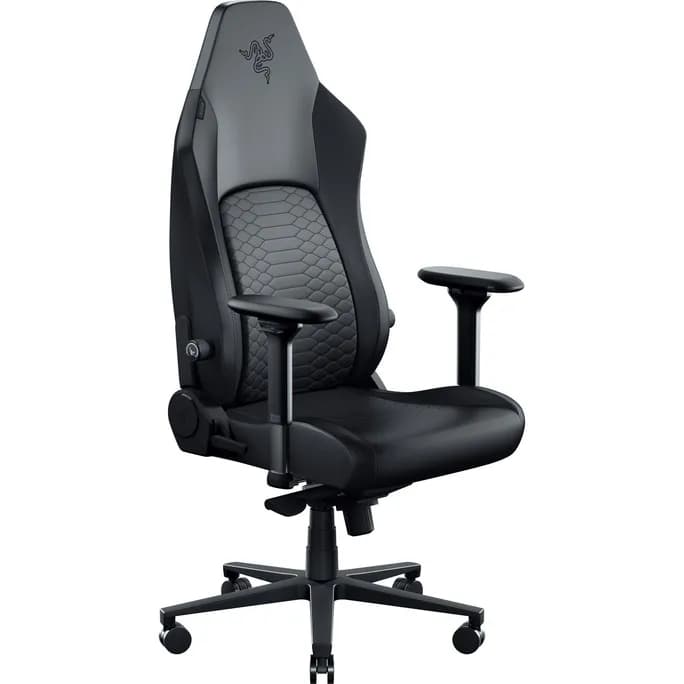 Razer ISKUR V2 NewGen Schwarz Gaming-Stuhl mit atmungsaktivem Komfort, Razer HyperFlex™ Lordosenstütze