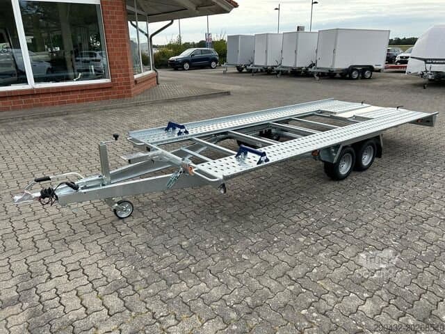 Autotransporter-Anhänger Saris Fahrzeugtransporter AT 471 202 3000 2 K 3.0t Au...