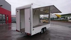 Remorque Bw trailers ( fourgon magasin )