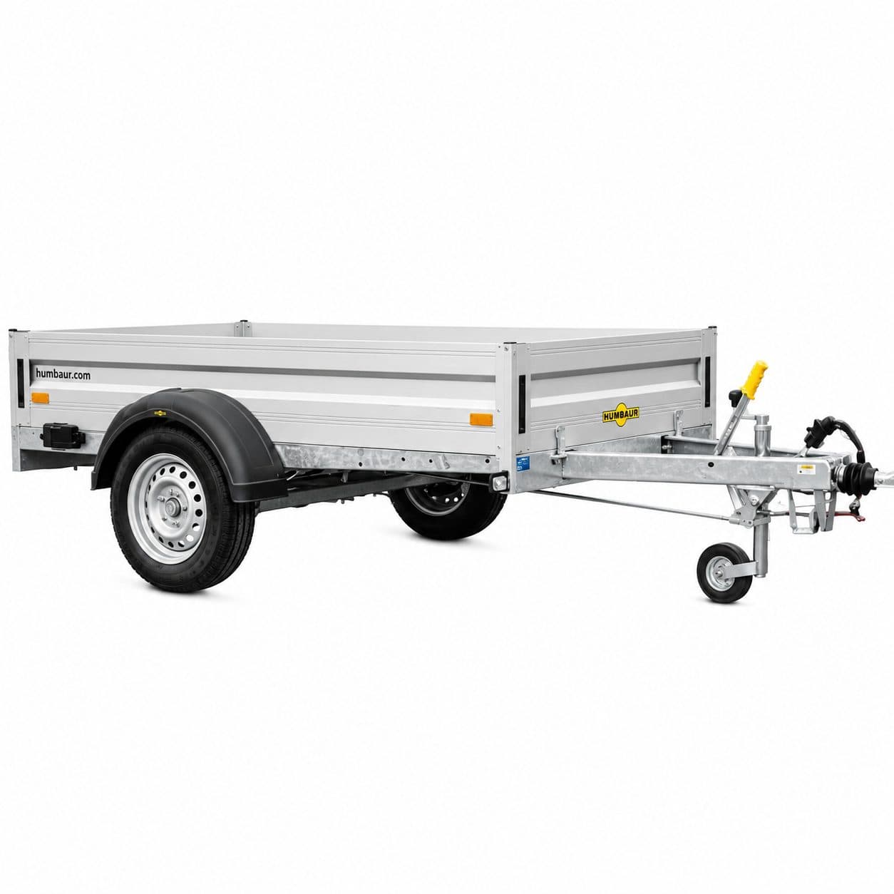 Humbaur Tieflader HA 752113 KV Alu, 750 kg, klappbare Vorderwand