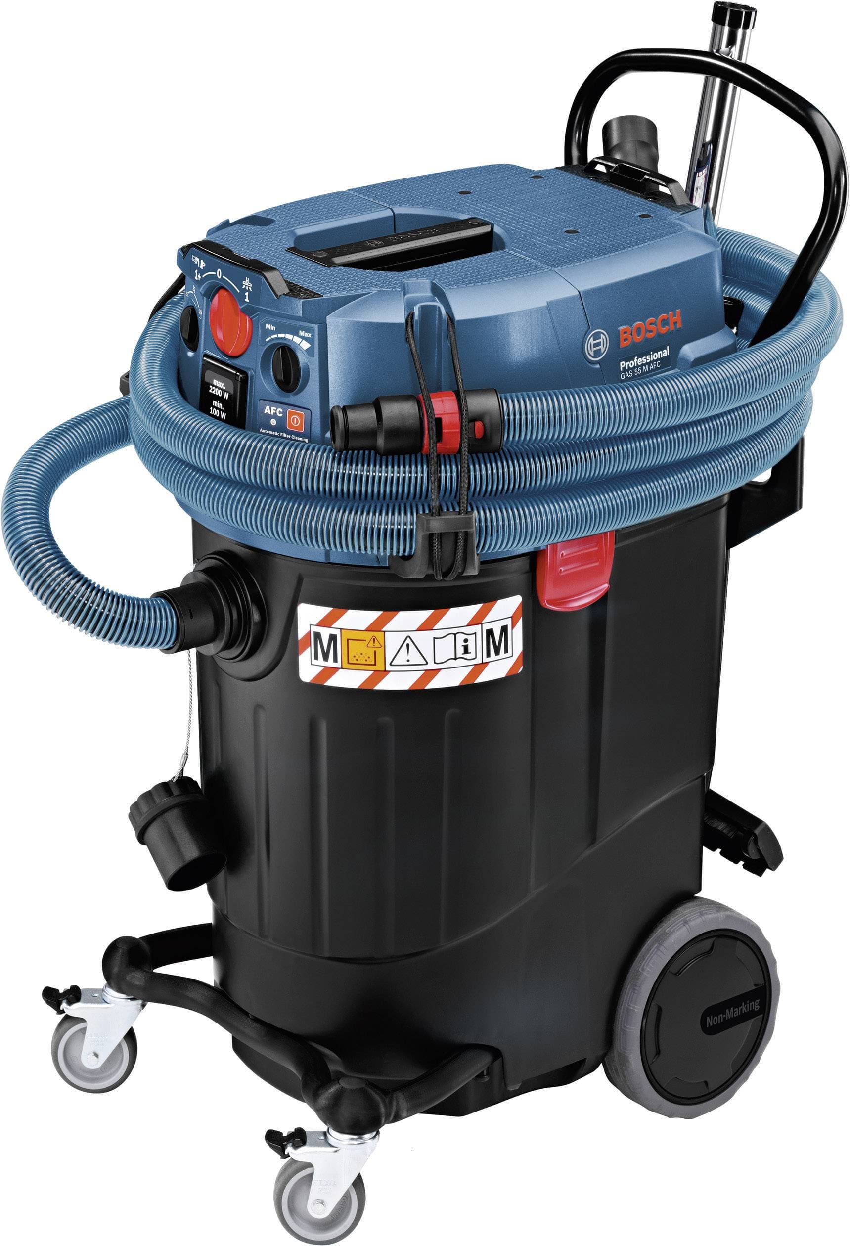 Bosch Professional Bosch Professional GAS 55 M AFC - Staubsauger 06019C3300 Nass-/Trockensauger 1380 W 55 l automatische