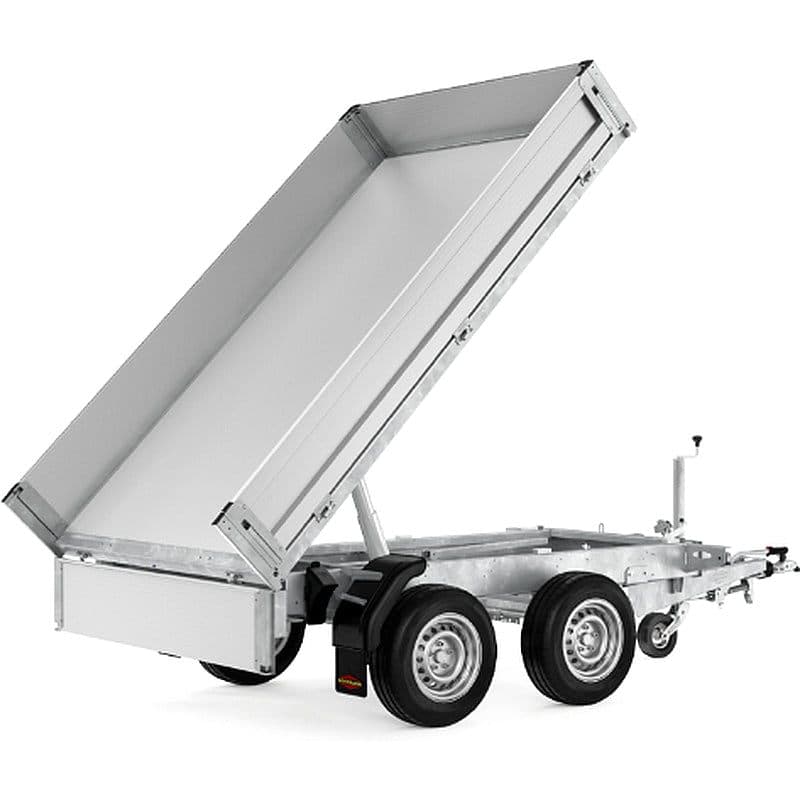 Remolque basculante hidráulico 2 ejes TASKER 400/2C – 3500 kg