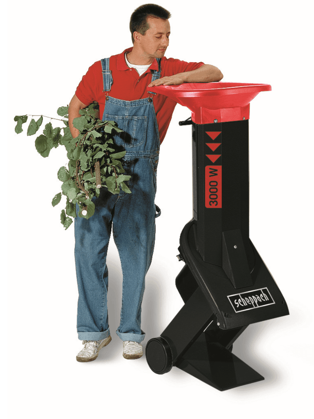 Scheppach Biostar 3000 – Broyeur de végétaux – 3000 W / 3500 W – Ø maxi. des branches 50 mm