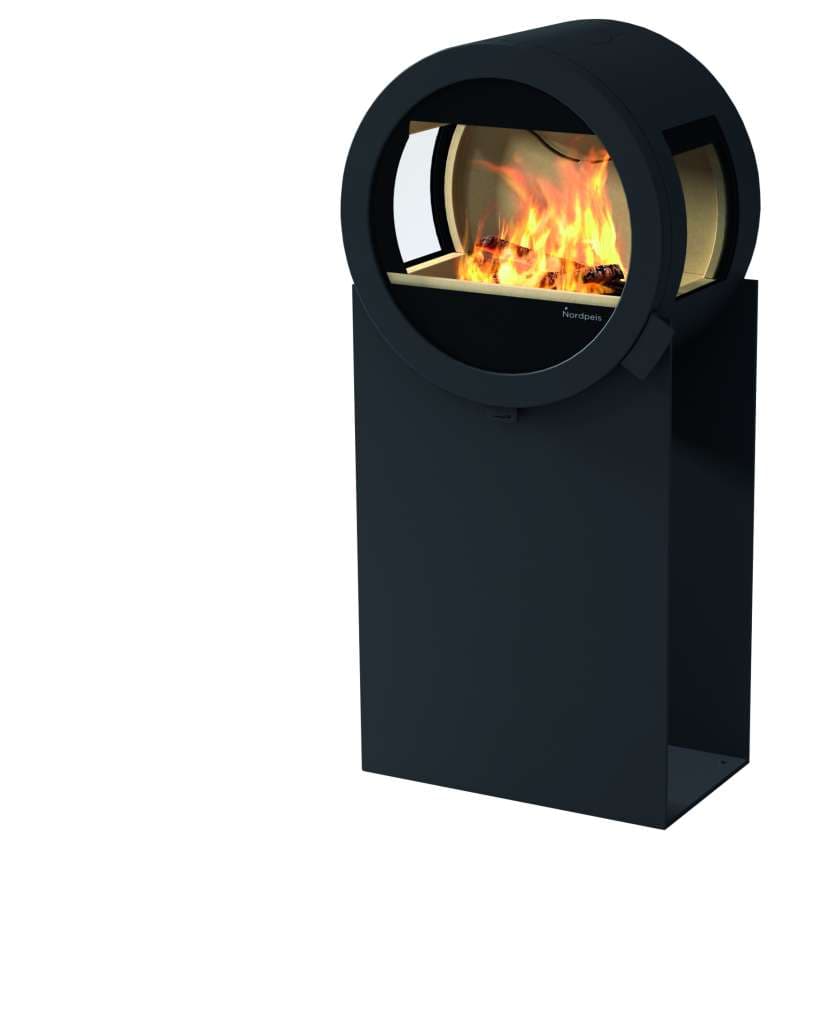 Nordpeis Me Steel med sideglass