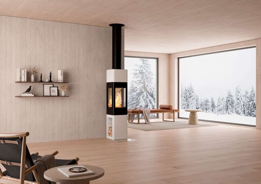 Nordpeis YoU Colorado White High med mørk thermotte