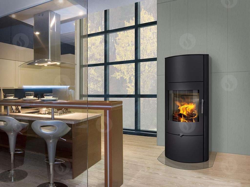 Romotop Ovalis H 30 Sort stål