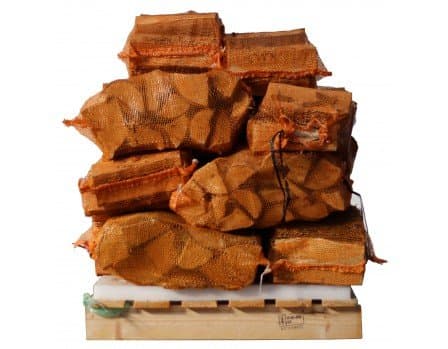 15 sacs de bois de bouleau 100% sec de 8 kg – 25cm